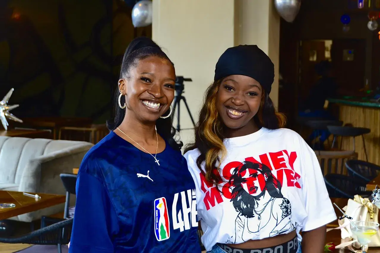 Two women at the event, pure energy